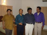 With Nizhal Ravi, A.T.Krishnakumar & Ramakrishna Raja